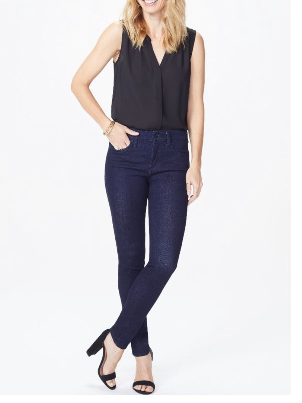 NYDJ Dark Wash Skinny Jeans. Size 12.